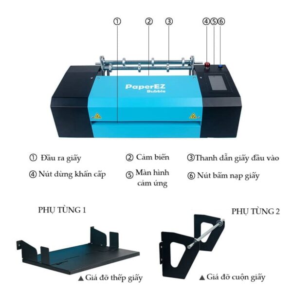 máy tạo giấy đệm khí